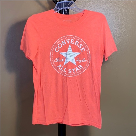 orange converse shirt